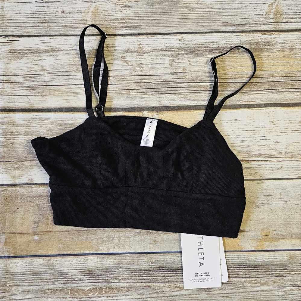 Athleta • Well Rested Soft Modal Rib Sleep Bra Size Small NWT - Picture 11 of 11